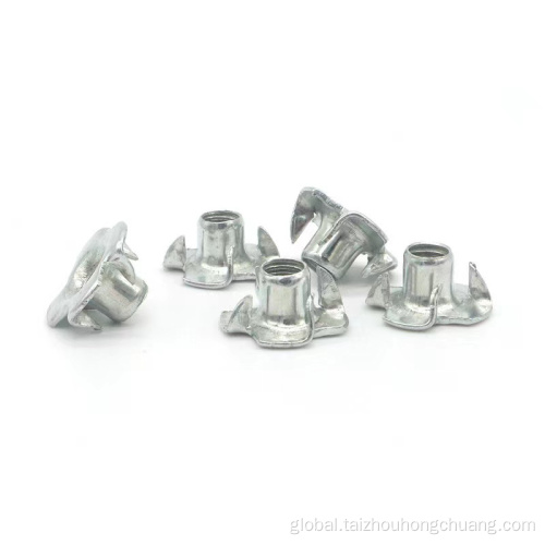 Screw Nuts Fasteners at HCH Hardware Stainless Steel Four Claw Tee Nut Manufactory